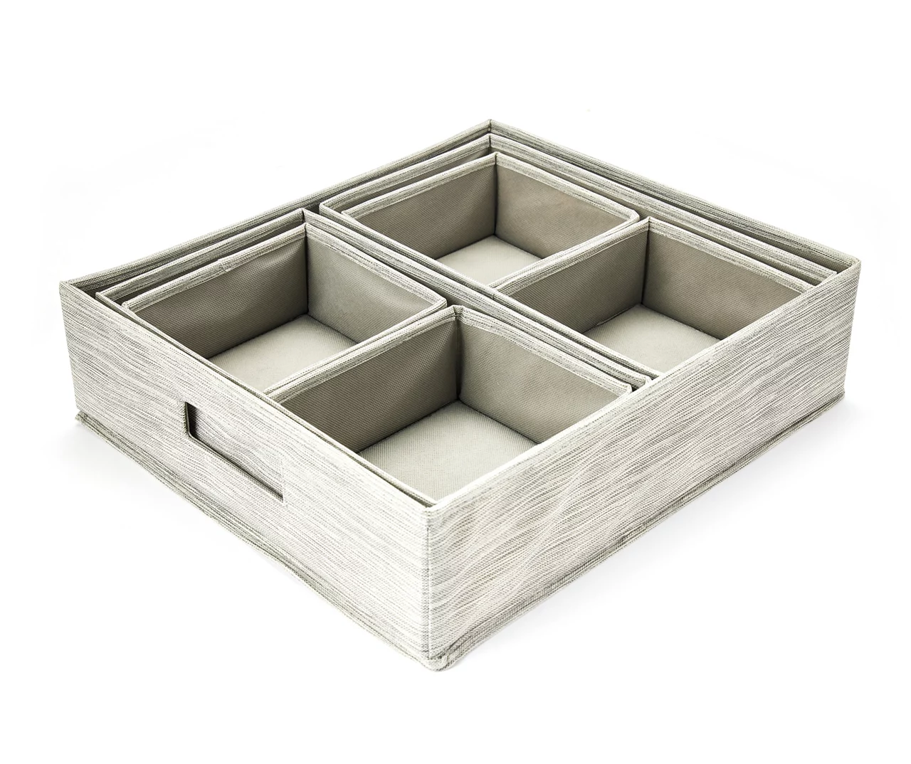 Gray 7-Piece Drawer Organizer Set 3 Gray 7-Piece Drawer Organizer Set - Image 3