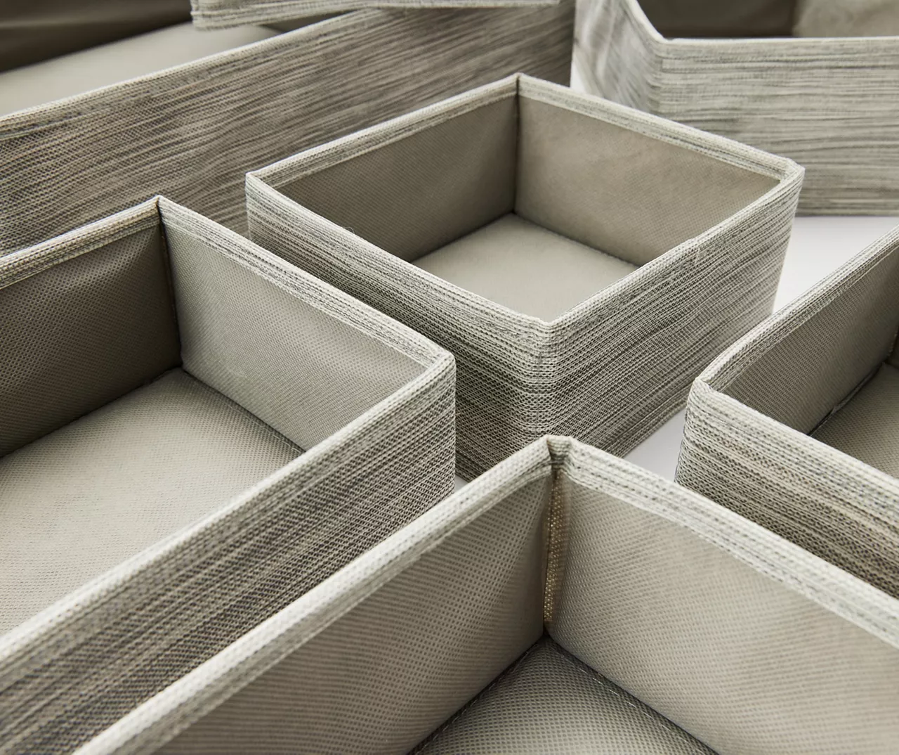 Gray 7-Piece Drawer Organizer Set 4 Gray 7-Piece Drawer Organizer Set - Image 4