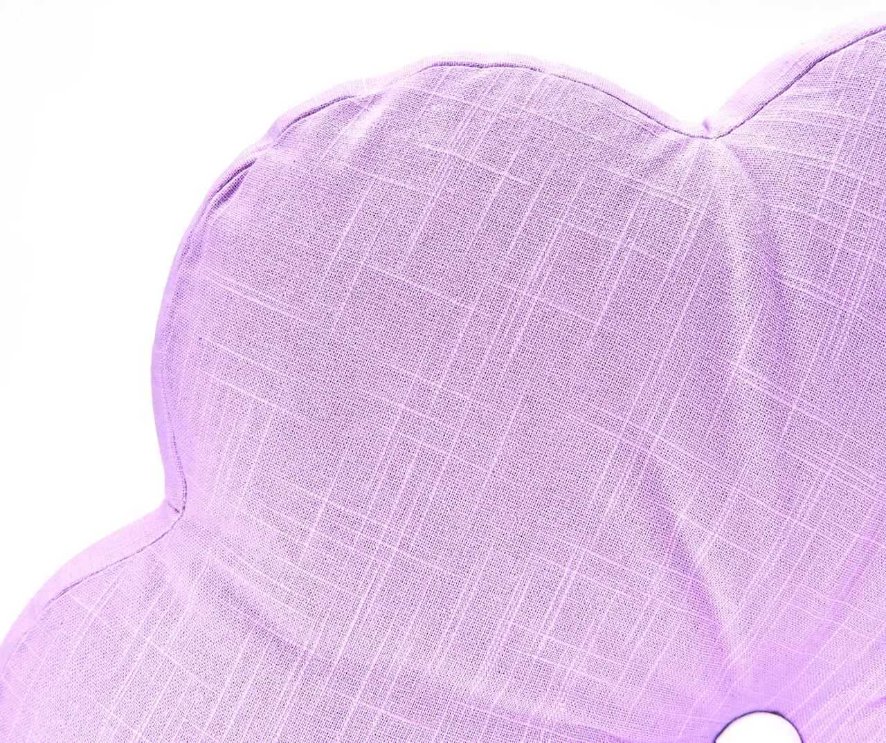 Euphoric Expression African Violet Flower Shaped Throw Pillow 2 Euphoric Expression African Violet Flower Shaped Throw Pillow - Image 2