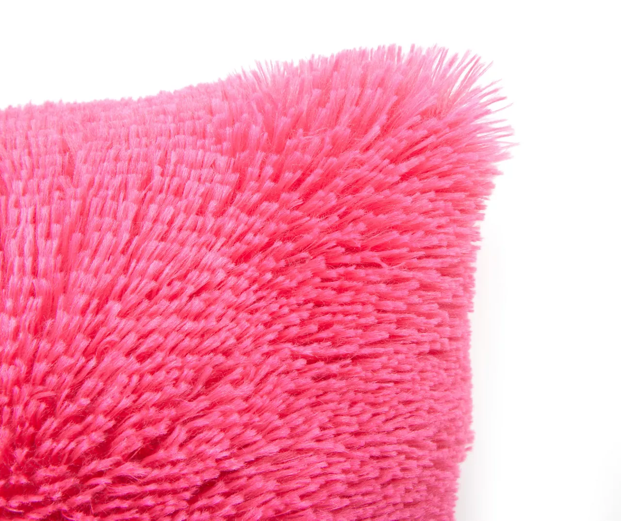 Euphoric Expression Cabaret Pink Faux Fur Throw Pillow 3 Euphoric Expression Cabaret Pink Faux Fur Throw Pillow - Image 3
