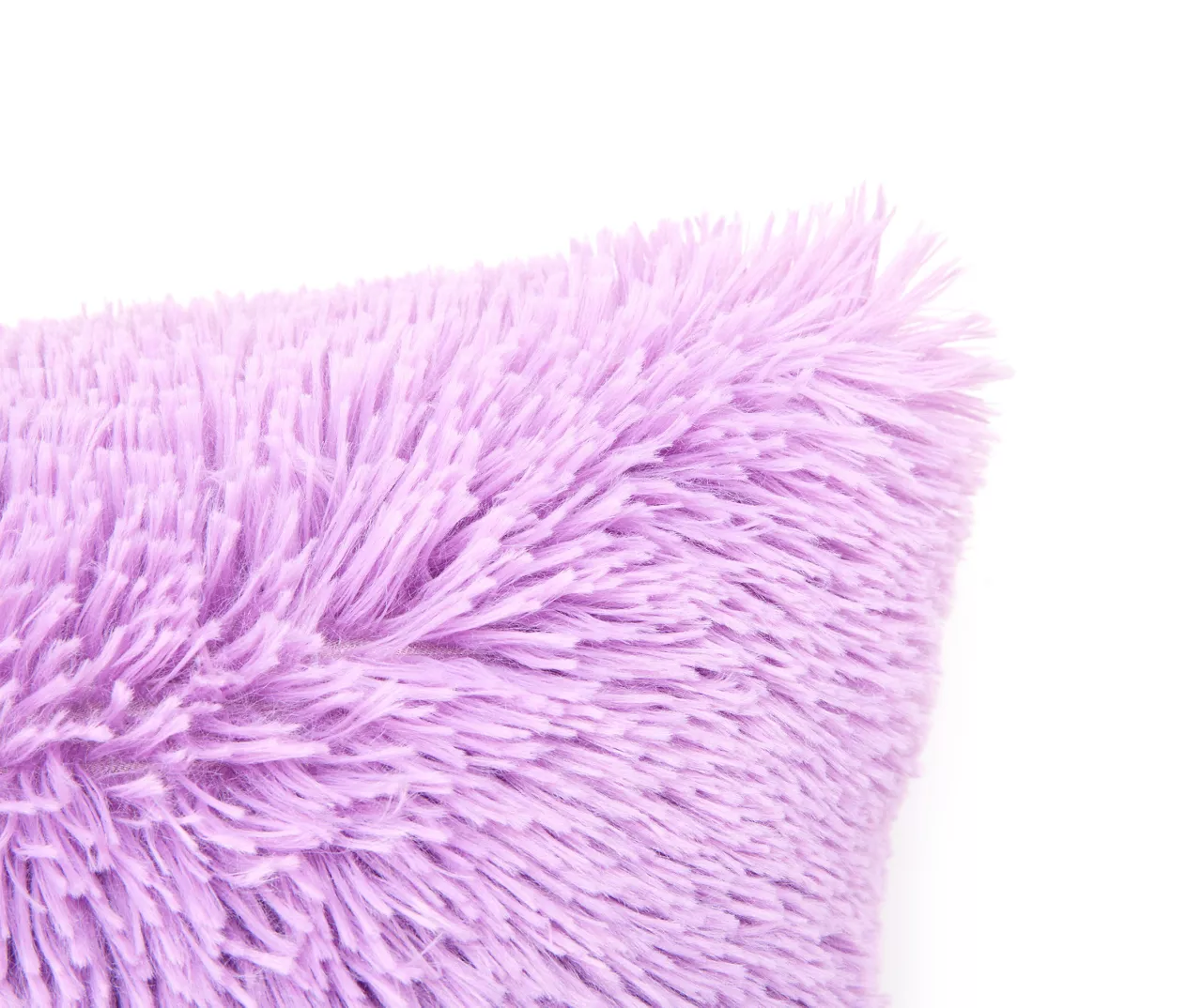 Euphoric Expression Violet Purple Faux Fur Throw Pillow 3 Euphoric Expression Violet Purple Faux Fur Throw Pillow - Image 3