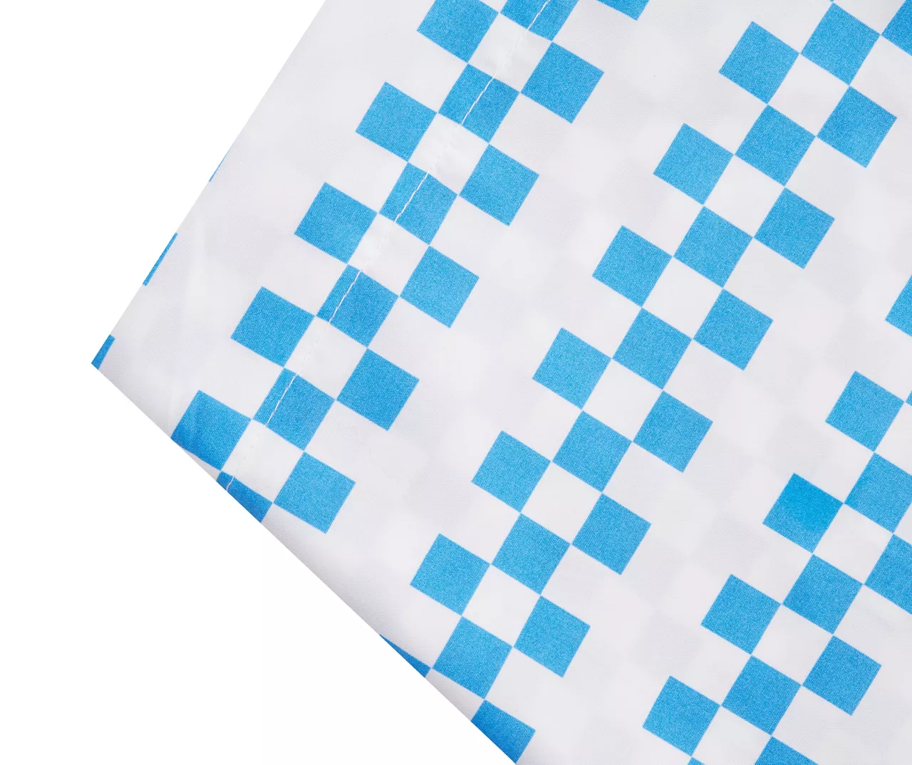 Euphoric Expression White & Blue Checkerboard Full 4-Piece Sheet Set 2 Euphoric Expression White & Blue Checkerboard Full 4-Piece Sheet Set - Image 2