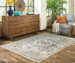 Gray & Blue Medallion Area Rug & Runner Set -Modern Decor Shop 810609160 B0 9