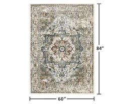 Gray & Blue Medallion Area Rug & Runner Set -Modern Decor Shop 810609160 X0 12