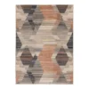 Jolene Brown & Gray Geometric Area Rug & Runner Set