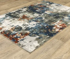 Blue & Brown Abstract Area Rug & Runner Set 15 Blue & Brown Abstract Area Rug & Runner Set -Modern Decor Shop 810609251 B0 4