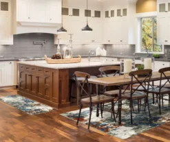 Blue & Brown Abstract Area Rug & Runner Set 20 Blue & Brown Abstract Area Rug & Runner Set -Modern Decor Shop 810609251 B0 9