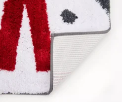 Red & Gray Snowman Toilet Topper & Contour Rug Set -Modern Decor Shop 810619329 A8 2