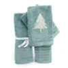 North Atlantic Blue Tree 4-Piece Towel Set